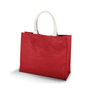 Burlap Jute Wedding Gift Bags 12X12X5 Inch