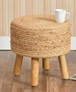 Jute Sitting Stool for Living Room
