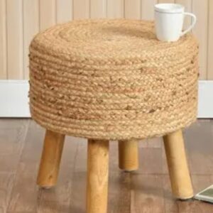 Jute Sitting Stool for Living Room