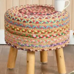 Jute Sitting Stool for Living Room